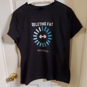 Deleting Fat cute tee